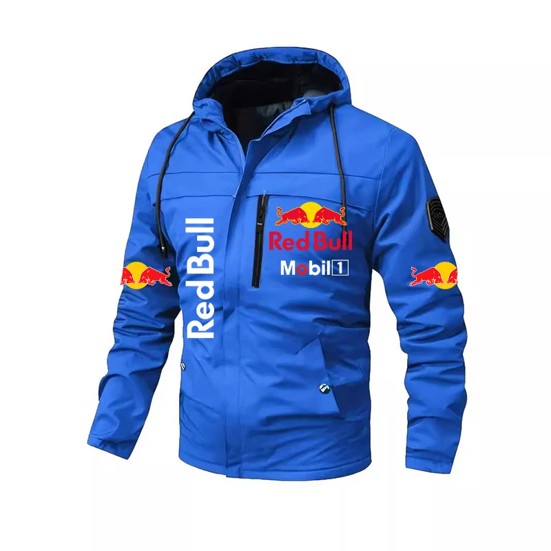 2025 novo estilo retro red bull motocicleta jaqueta de corrida terno blusão esportes ao ar livre ciclismo jaqueta treinamento dos homens topos casaco