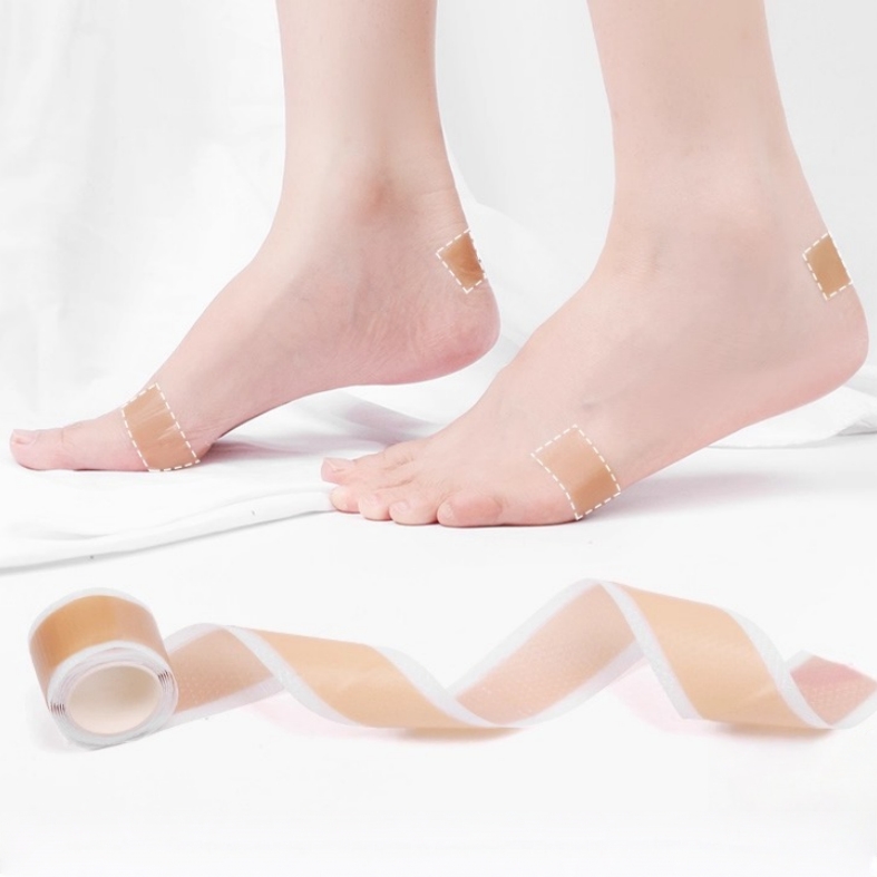 Adesivos de calcanhar em gel de silicone, protetor de calcanhar biomimético, alívio da dor, produtos de cuidados com os pés, inserções de calcanhar invisíveis multifuncionais