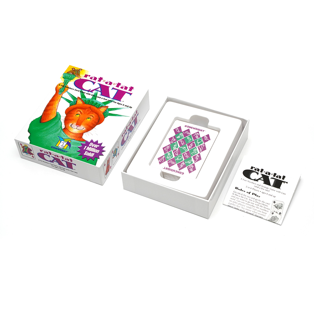 Rat a Tat Cat - Jeu de cartes Fun Numbers avec des chats (et quelques rats) pour les 6 ans et plus ﻿