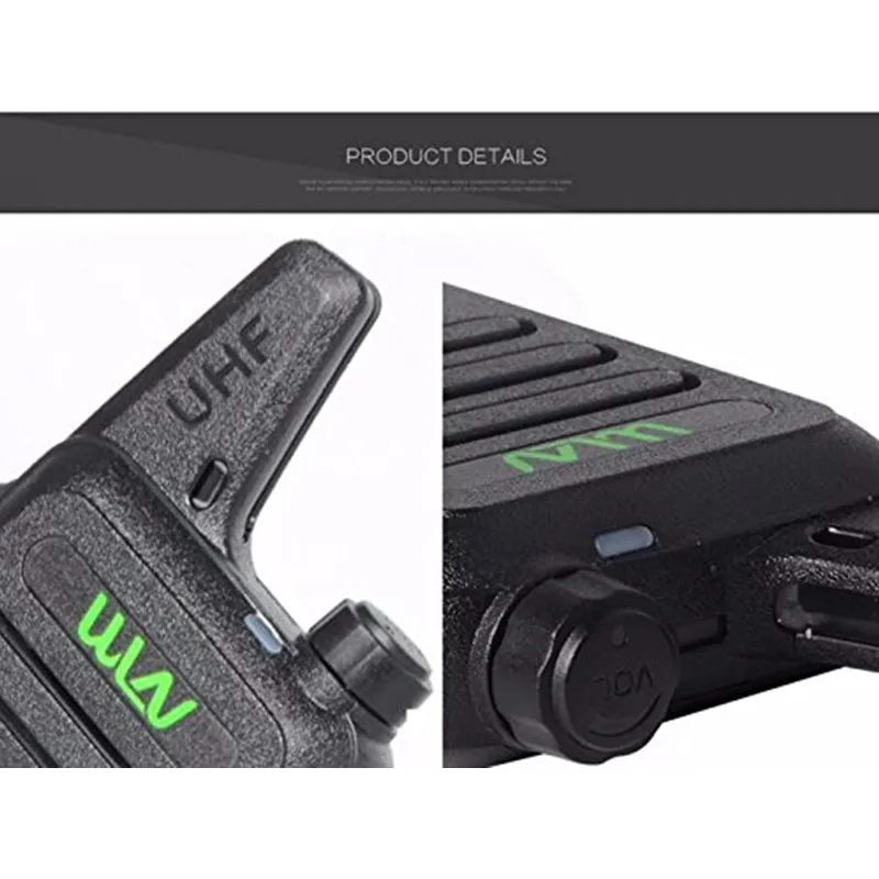 2 stücke wln KD-C1 Mini-Handheld-Transceiver kd c1 Zwei-Wege-Radio Ham Communicator Radiosender mi-ni Walkie Talkie