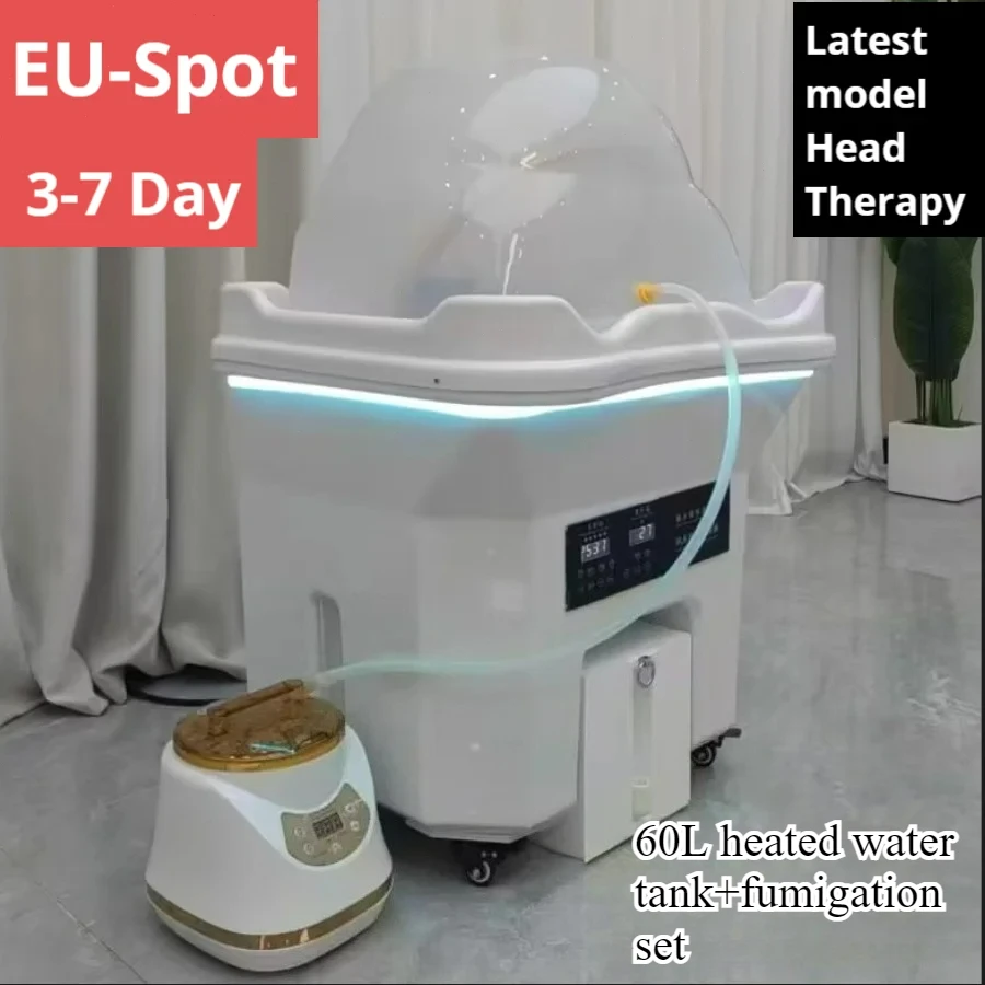 Cabeça profissional equipamento de spa portátil shampoo tigela pia salão bacia lavagem cabelo com circulação água móveis salão beleza