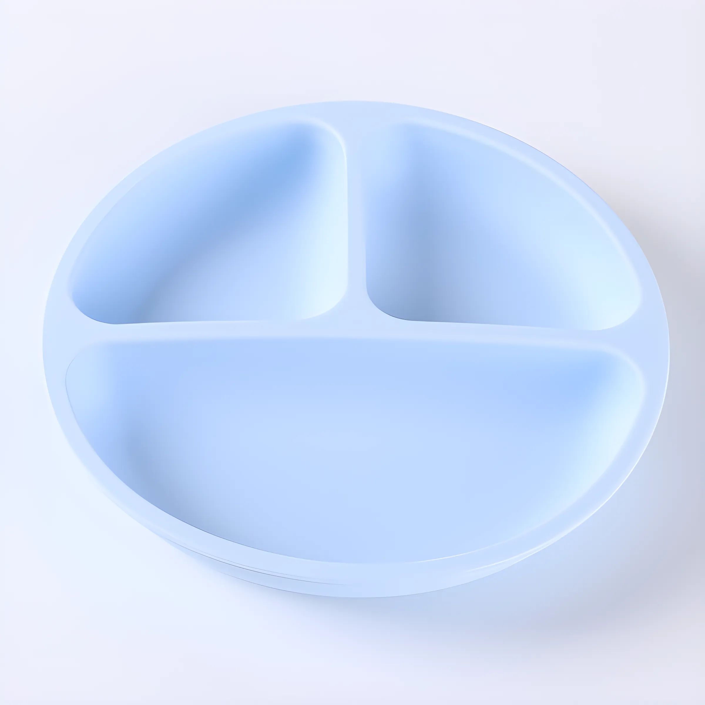 Siliconen servies Kinderdinerbord Aparte dinerbord Extra voedseltraining Serviesset Snackkom
