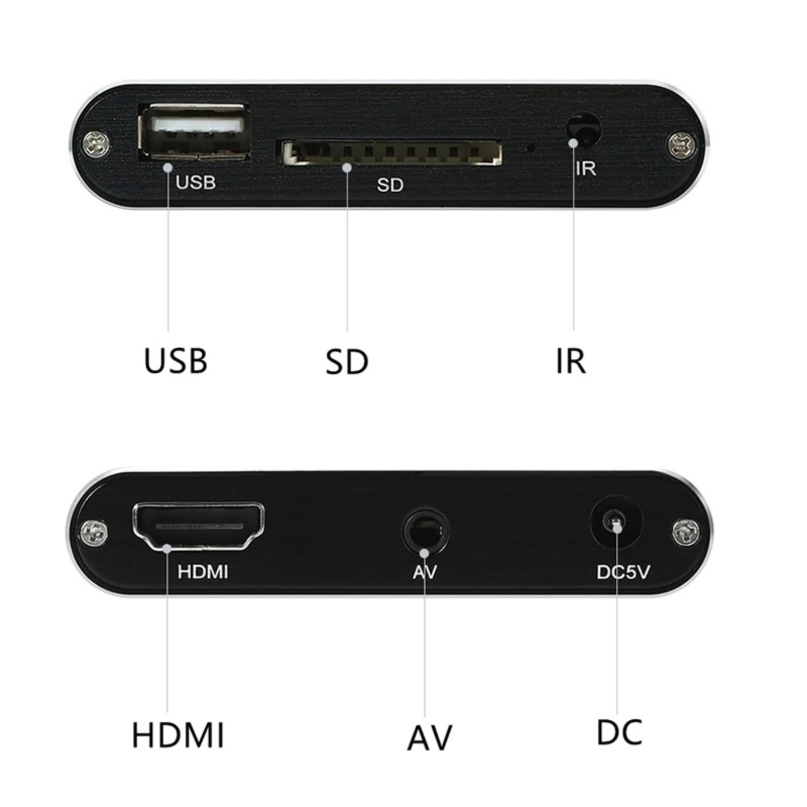 X9 HD Multimedia Speler 4K Video Loop USB Externe Mediaspeler AD Speler Auto Looping Afspelen Video Reclame TV Speler