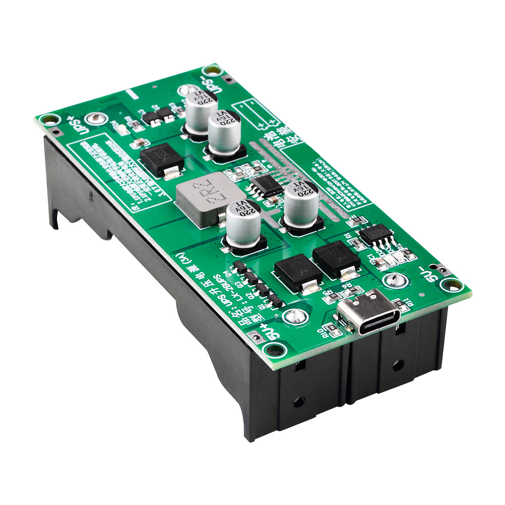Módulo de cargador de batería de litio tipo C 15W 3A 18650 DC-DC elevador carga rápida UPS fuente de alimentación/convertidor 5V 9V 12V