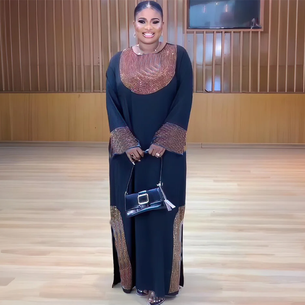 Abayas Für Frauen Dubai Luxus 2025, Afrikanische Muslimische Mode Kleid Kaftan Marocain Abend Party Kleider Boubou Kleid Djellaba Frauen