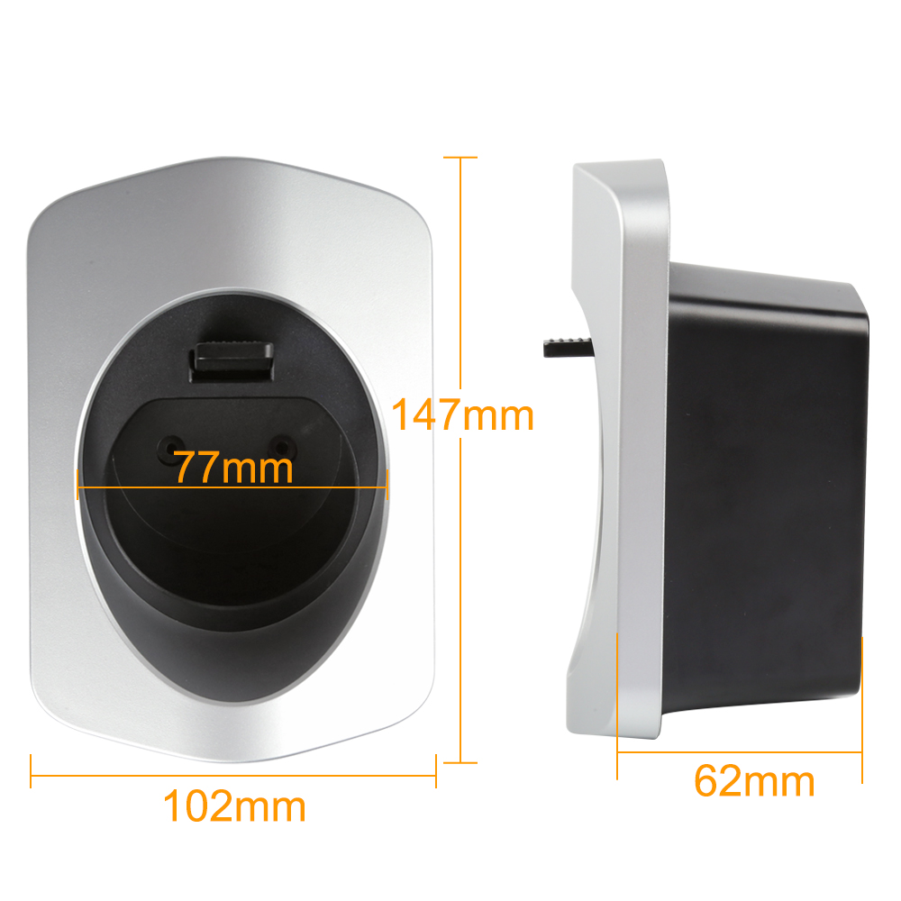 Peocke EV Charger Holder For Type 2/Type 1 Connector Socket Plug Extra Protection Wallbox Electric Car Charging Cable Bracket