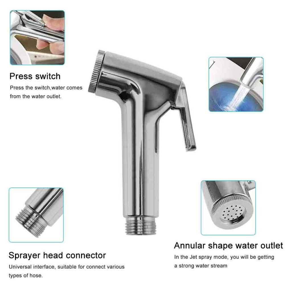 1PC Bidet Wc Sprayer Kopf Handheld Bidet Wasserhahn Spray Für Sanitär Shattaf Dusche Kopf Selbst Reinigung Zubehör