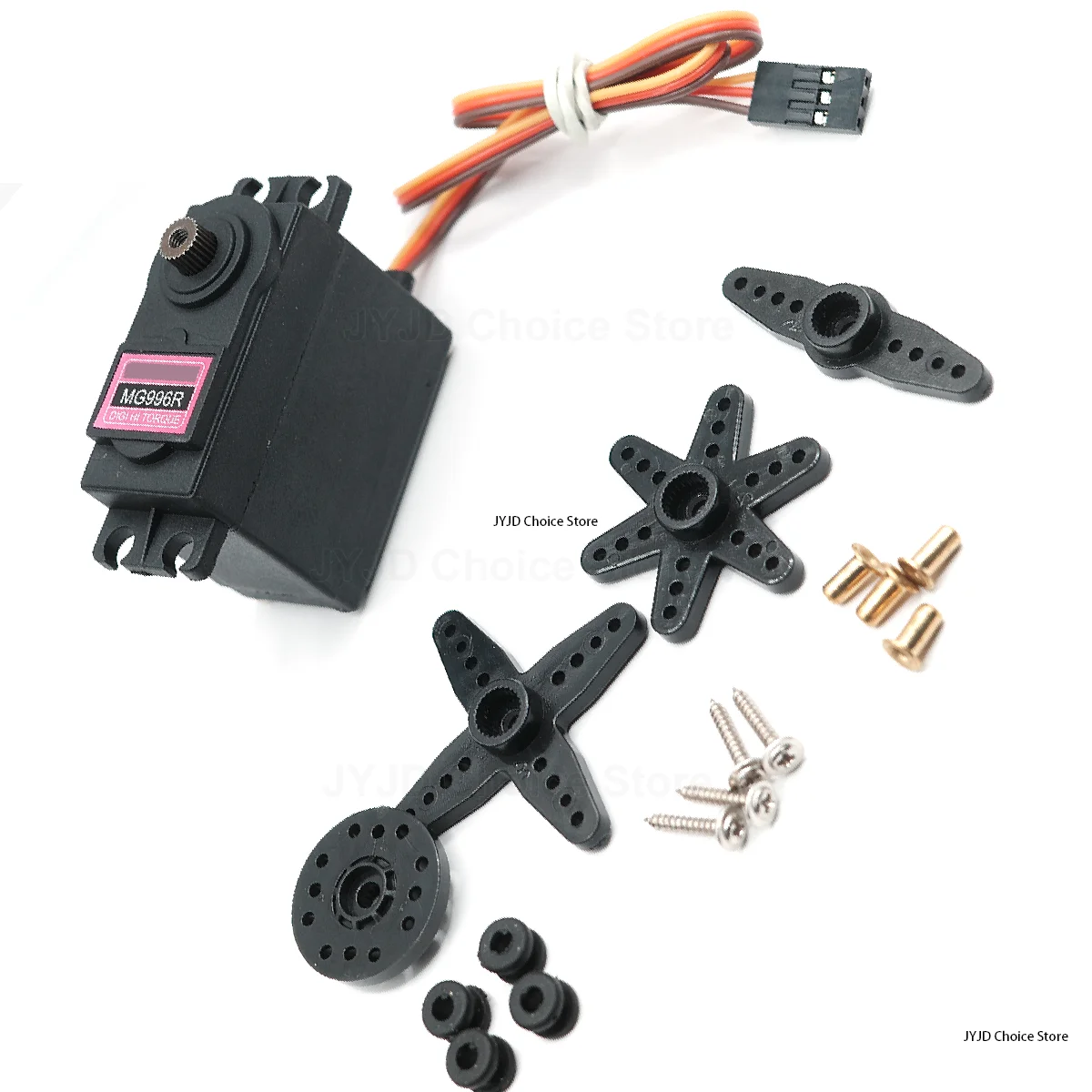 Hoog Koppel MG996R 4.8-6.0V Digitale Servo met Metal Gear voor Futaba JR 1/8 1/10 RC Auto helikopter Robot Boot Arduino UNO DIY