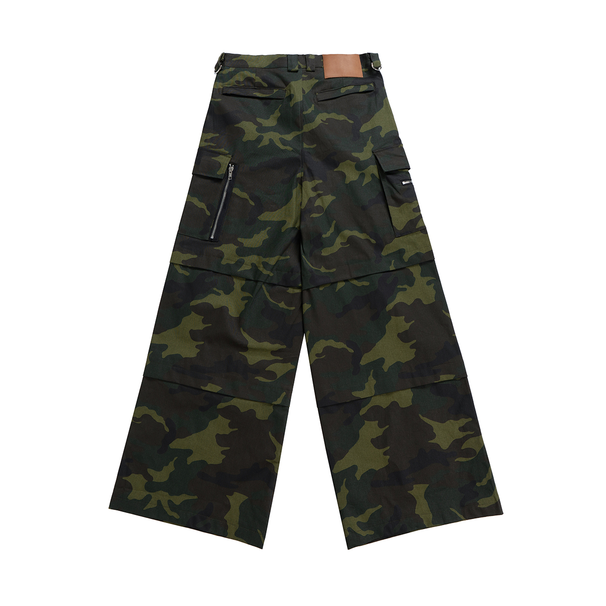 Calças cargo camufladas com vários bolsos, combinando com cores, para homens e mulheres, streetwear, patchwork, macacão folgado, pernas largas, calças soltas