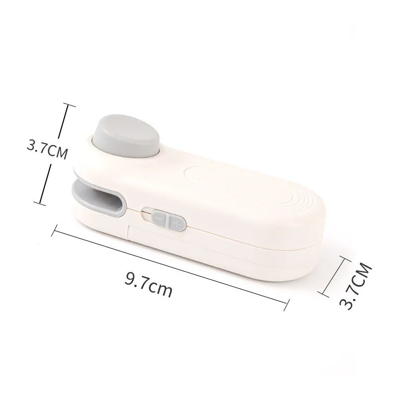 แบบพกพา Mini เครื่องซีล 2 in 1 เครื่องซีลความร้อนสําหรับขนมขบเคี้ยวใช้ในบ้านเครื่องซีลแบบชาร์จไฟได้เครื่องซีลสูญญากาศขนมขบเคี้ยวถุงพลาสติกเครื่องซีลความร้อน