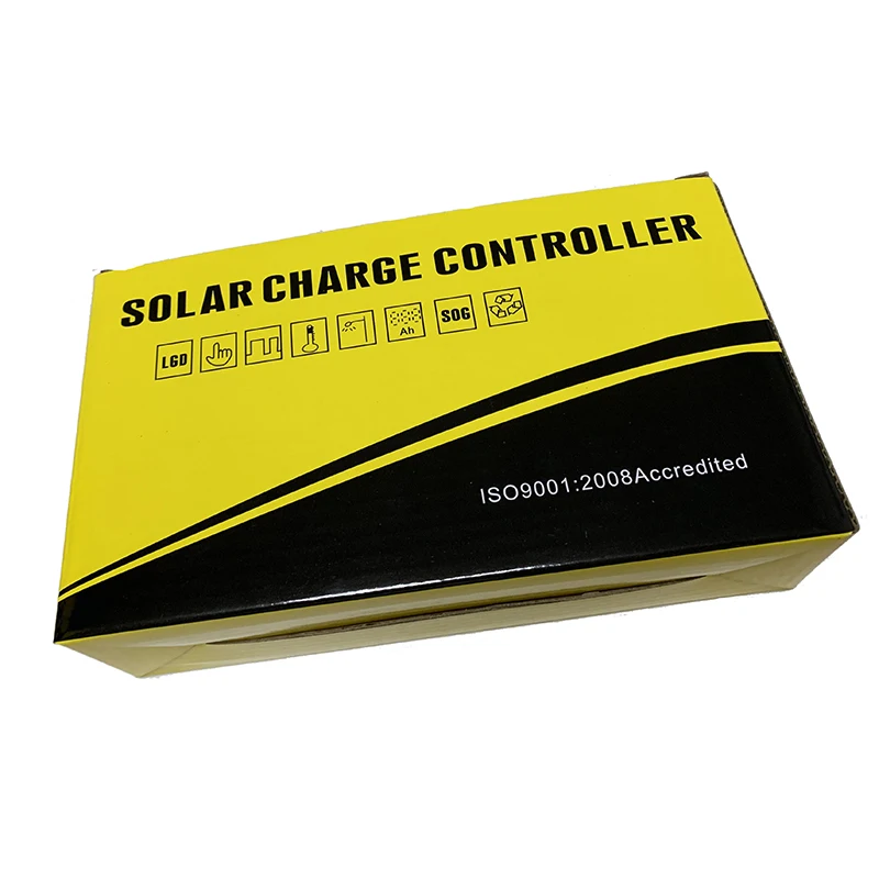 Regolatore di carica solare MPPT 100A 60A 50A 40A 30A Display LCD doppio USB Regolatore di carica per pannello a celle solari 12V 24V con carico