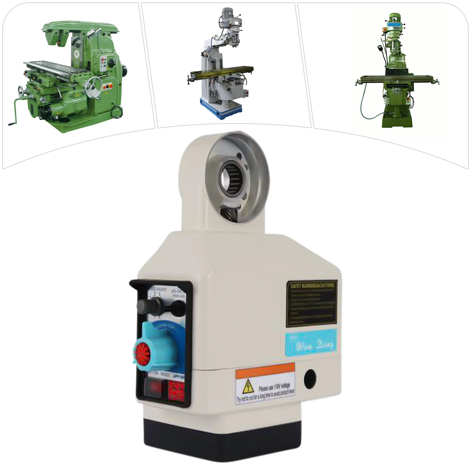 Power Feed For Milling Machine，220V Portable Adjustable Speed X-Axis Power Feed Drive Feed Kit，Positive And Negative Commutation