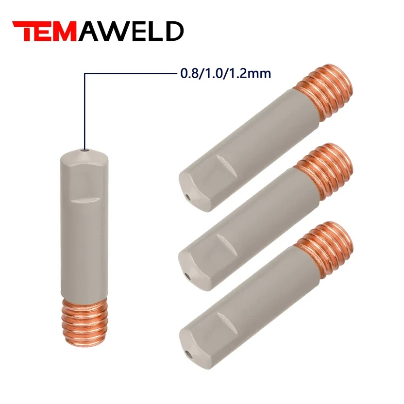 3Pcs/Set 15Ak New Coating Protection nozzle  0.8/1.0/1.2mm MIG Torch Gas Nozzle Tip Holder of 15AK MIG MAG Welding Torch