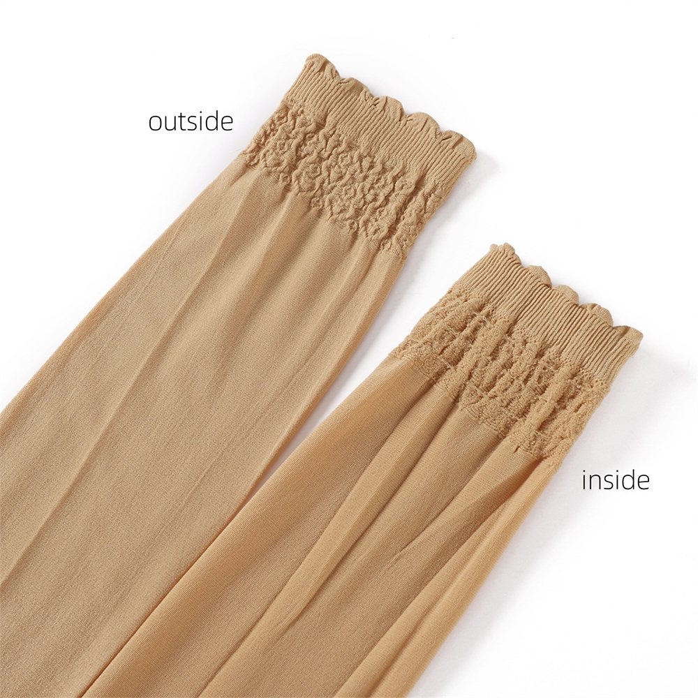 女性用アームスリーブ、アームウォーマー、オーバースリーブ、アバヤ用イスラム教徒ヒジャーブスリーブ、アンチUV、運転、乗馬、1ペア