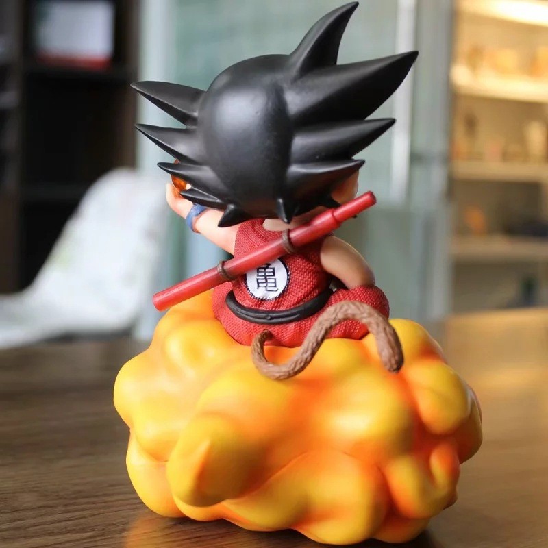 Dragon Ball Anime รูป Sun Goku Action Figure เที่ยวบินหนุ่มสไตล์เดียวกัน Tendon Douyun PVC รูปปั้นคอลเลกชันตุ๊กตาเด็ก