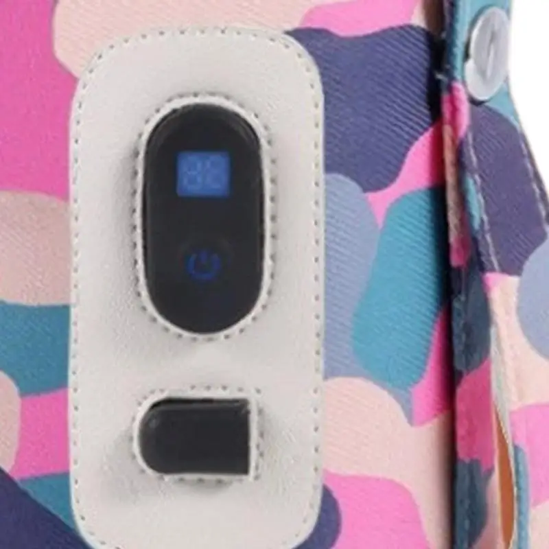 Carro aquecedor de garrafa de bebê termostato aquecimento rápido leite bebida calor keeper com display temperatura para viagens acampamento
