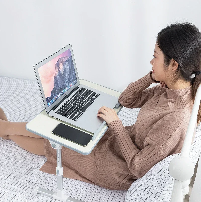 Multi-funcional dobrável portátil suporte mesa de estudo mesa de computador dobrável de madeira para cama sofá chá servindo suporte de mesa