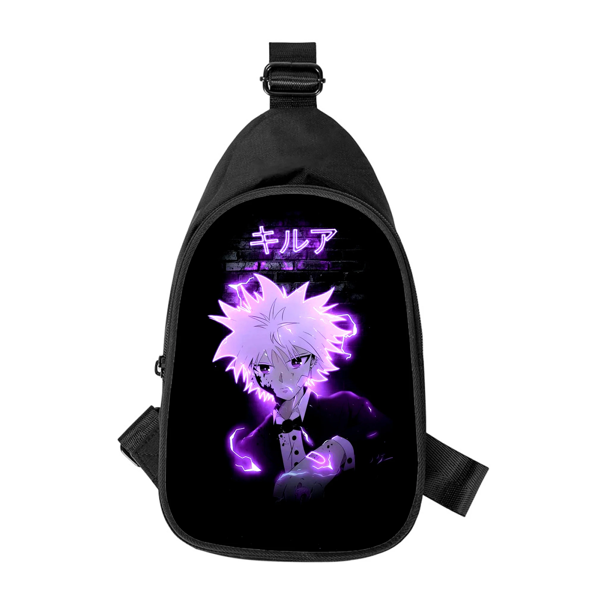 Hunter × Jäger Killua Zoldyck 3d neue Männer Kreuz Brusttasche diagonal Frauen Umhängetasche Ehemann Schule Hüft tasche männliche Brust packung