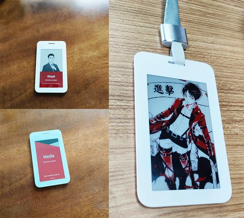 Eink Epaper Badge Exhibition Participation Pass Employee badge Powerless Digital NFC Display Tag Price Label