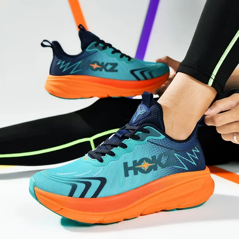 Zapatillas ultraligeras para correr para hombre y mujer, zapatos deportivos con cojín para correr, zapatillas de ocio, zapatos para caminar al aire libre a la moda, calzado masculino