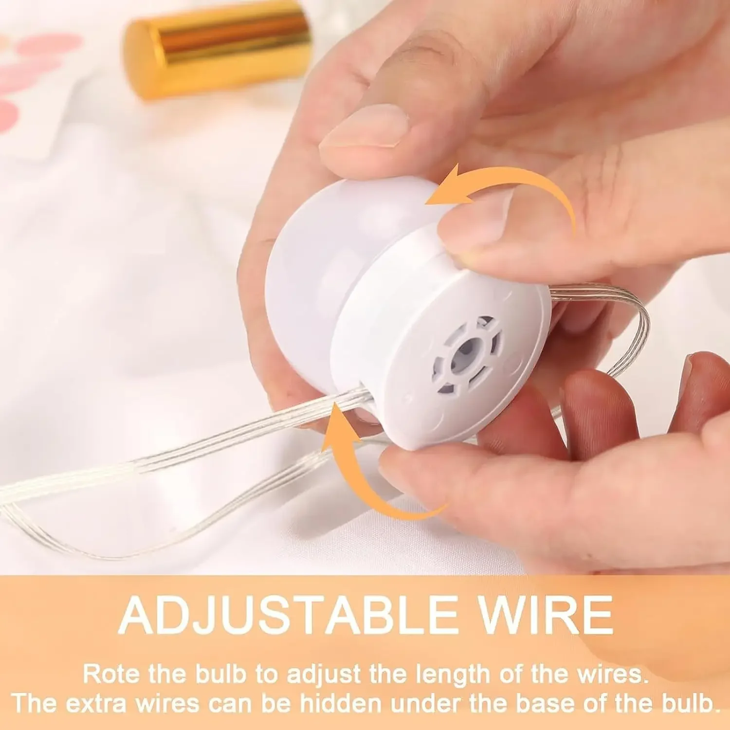 LED 取り外し可能な電球プロの化粧鏡ランプ USB 電源化粧鏡ライトハリウッドドレッシングテーブルバニティライト