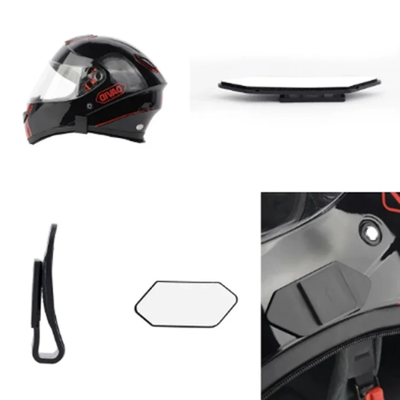 1/2/4Pcs New Mounting Clip Double-Sided Tape Base For EJEAS V6 Pro+ V4 Plus Q7 Q8 Helmet Intercom