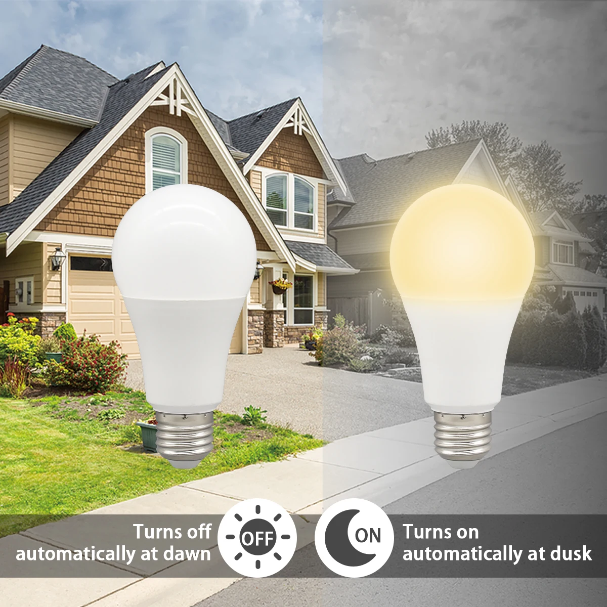 1 pz Lampadina A Led Sensore di Luce Lampadina di Controllo AC 220 V 110 V 10 W E27 B22 Lampadina dal tramonto all'alba per l'ingresso del Garage sotterraneo