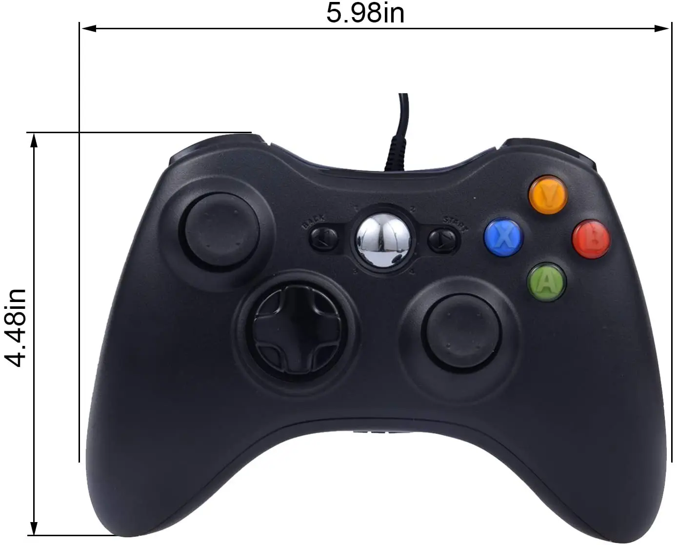 STORM WYRM Controller di gioco cablato USB per Xbox 360 Console Joypad per Win 7/8/10PC Joystick Controle Mando Gamepad ForXbox 360