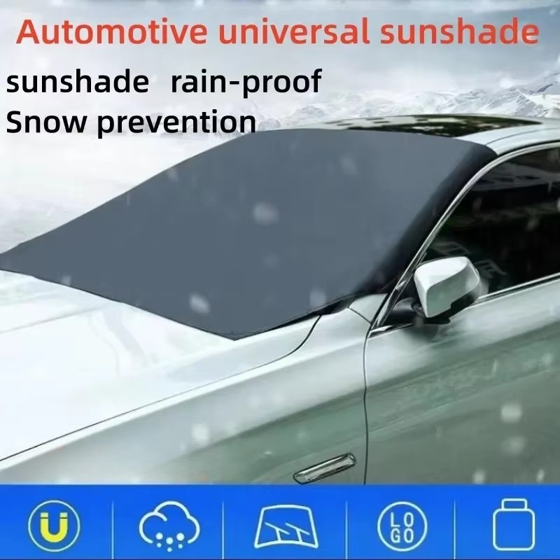 Sonnenschutz Abdeckung Auto Windschutzscheibe Schnee Sonnenschutz Wasserdicht Schutz Automobil Magnetische Abdeckung Auto Frontscheibe Abdeckung