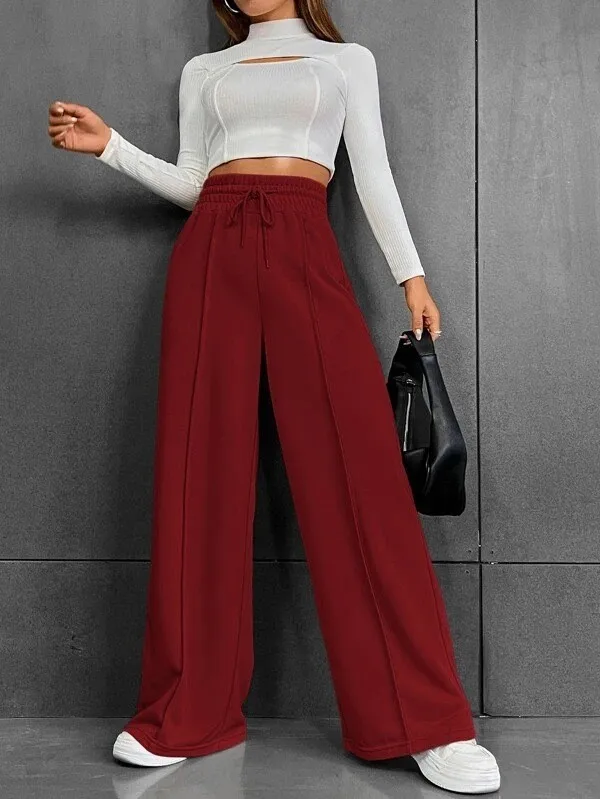 Otoño nuevos pantalones de chándal sueltos de pierna recta pantalones de pierna ancha para baile al aire libre pantalones largos casuales cómodos pantalones largos sueltos