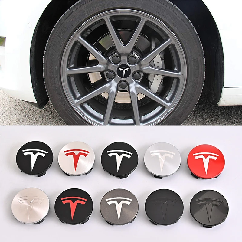 4 шт./компл., 56 мм Tesla Model 3 Model Y, оригинальные крышки, колпаки ступиц, колпаки центра колес для Tesla Model Y X S, оригинальные автоаксессуары