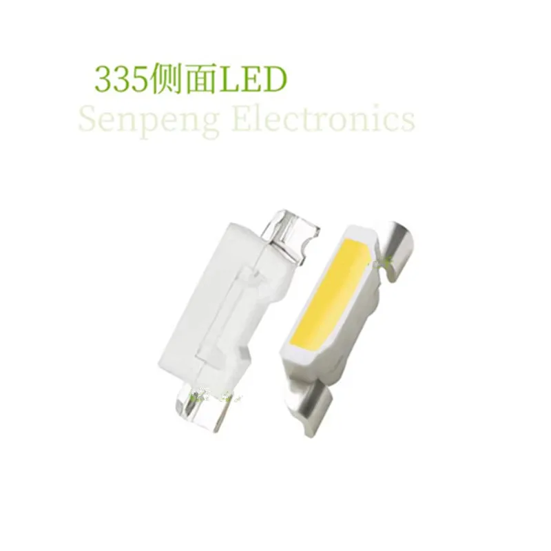 50 Uds resaltado 335 lado rojo naranja amarillo verde polvo hielo azul púrpura blanco LED 4008 cuentas de lámpara de parche emisor de luz lateral