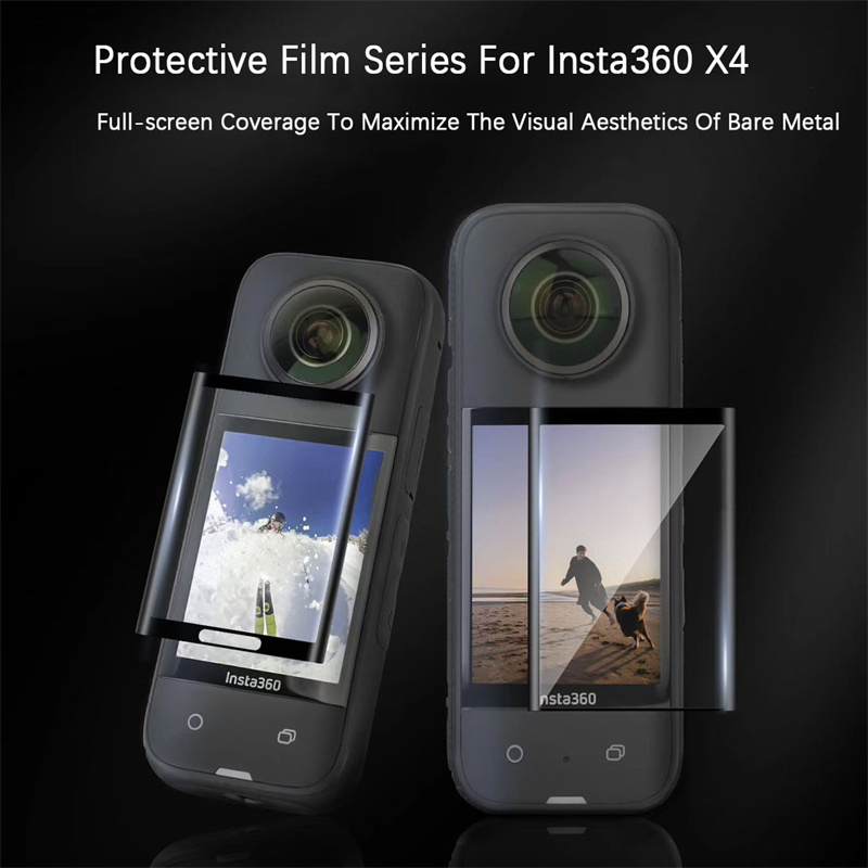 Protector de pantalla para accesorios Insta360 X4, película antiarañazos para Insta 360 X4, película protectora de cobertura completa (no de vidrio)