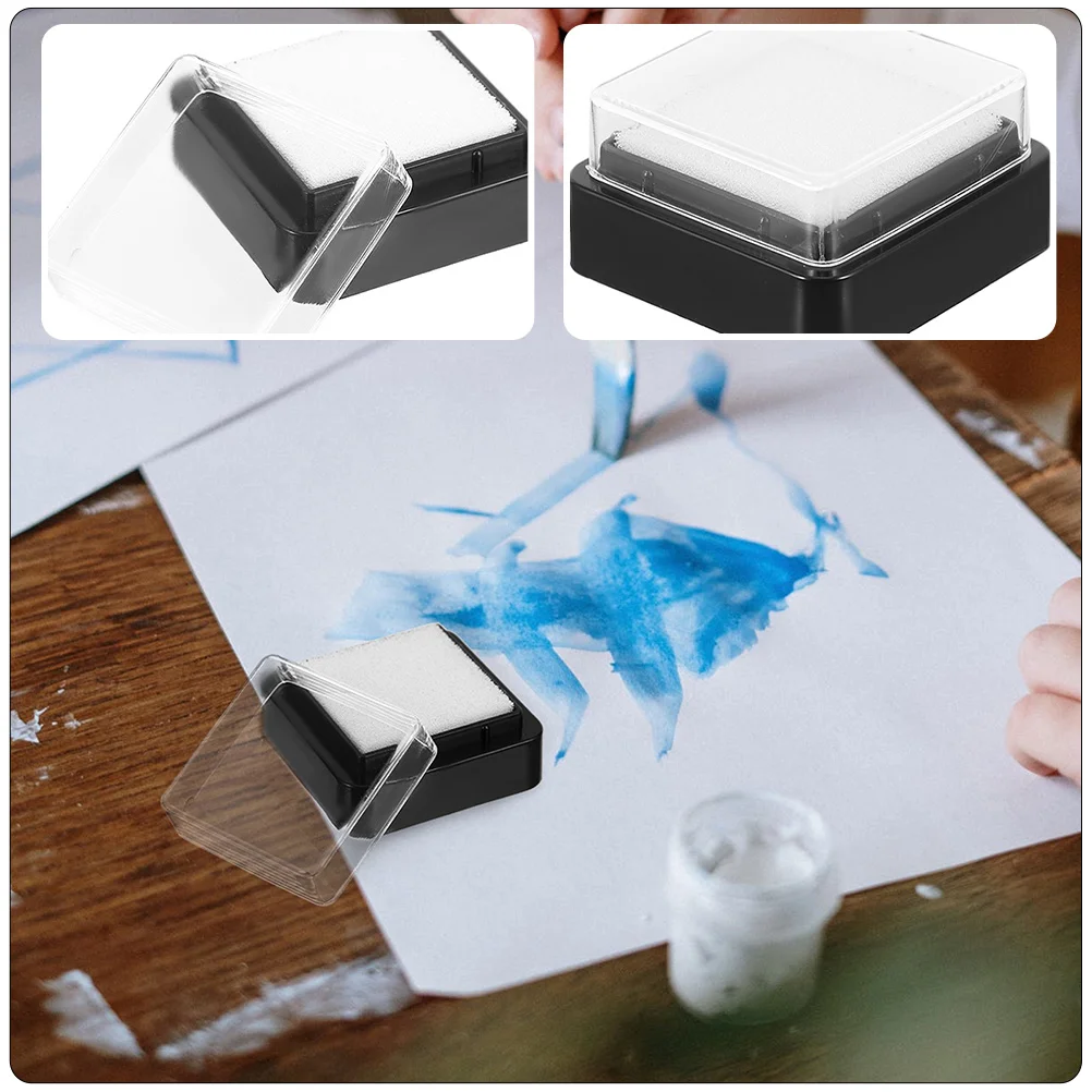15 ชิ้น Scrapbooking ทําแผ่นหมึกเปล่าเด็กแสตมป์สํานักงานมัลติฟังก์ชั่ลายนิ้วมือ Handprints