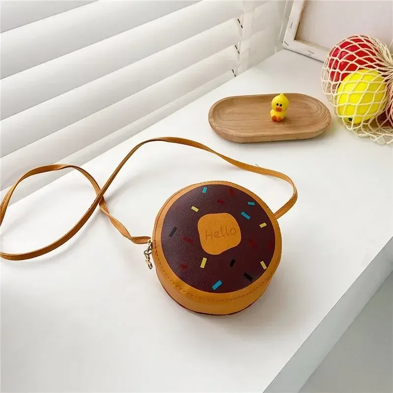Kinder Umhängetasche Einstellbar Breiten Riemen Reise Handtasche Neue Kinder Umhängetasche Mädchen Nette Donut Mädchen Schulter Tasche