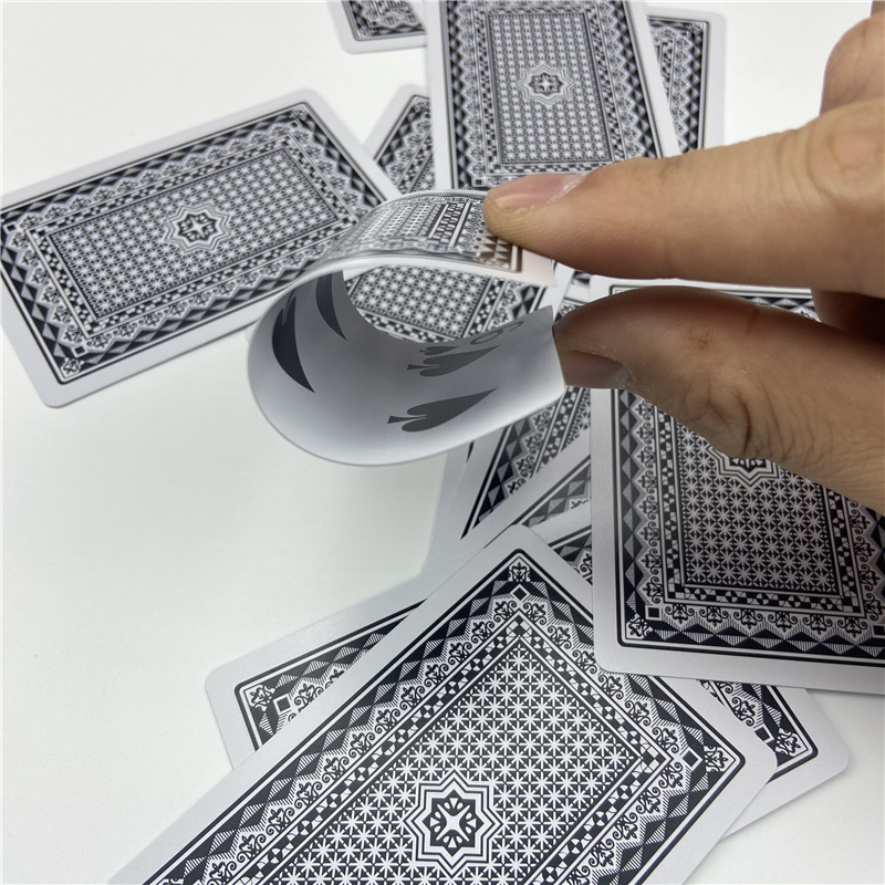 Neue Kunststoff-Spielkarten, 5,8 cm x 8,8 cm, wasserdicht, faltbar, Reparatur, Gramm, PVC, waschbar, für Erwachsene, Soha-Brücke, Unterhaltung