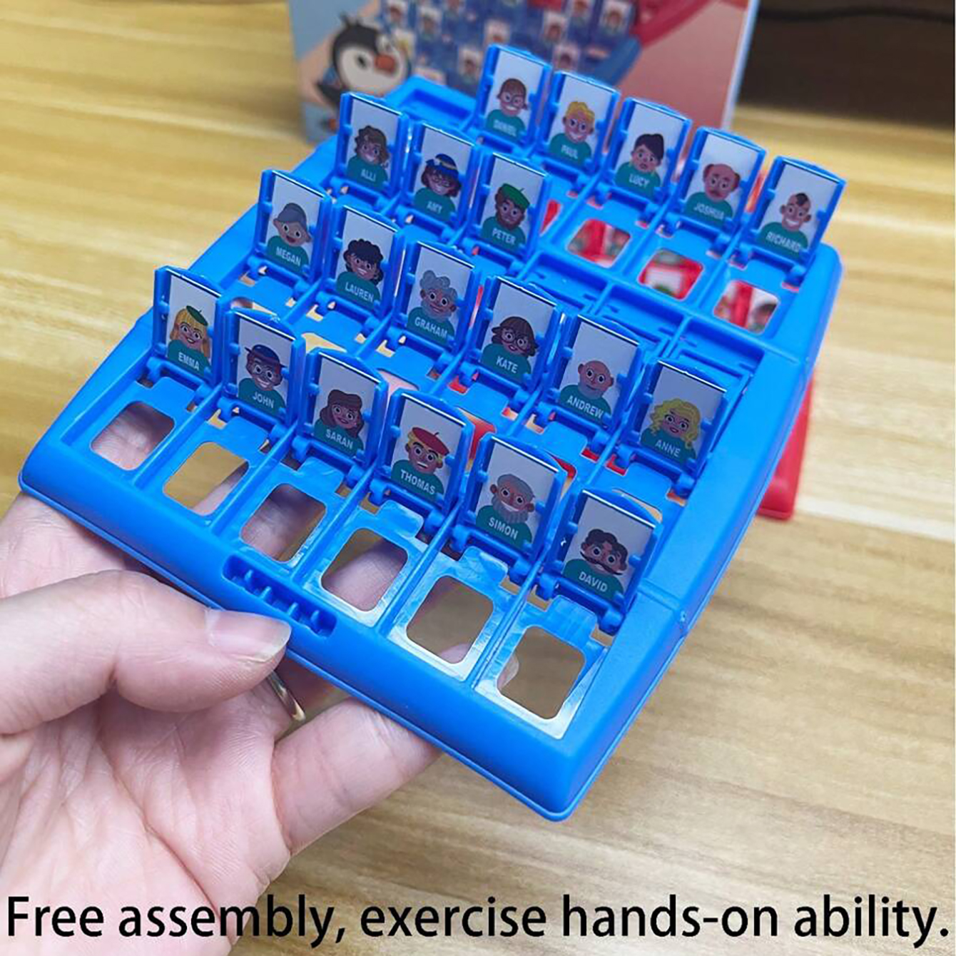 Juego de mesa de adivinación familiar, juguetes clásicos para entrenamiento de memoria, juegos de rompecabezas de fiesta de tiempo libre para padres e hijos