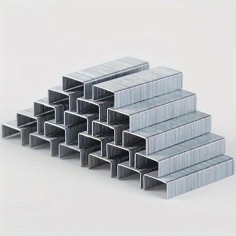 1000 Pieces of 24/6 Office Staple Clips, High-quality Standard Staples for Binding Machines, Strong and Easy To Use,
