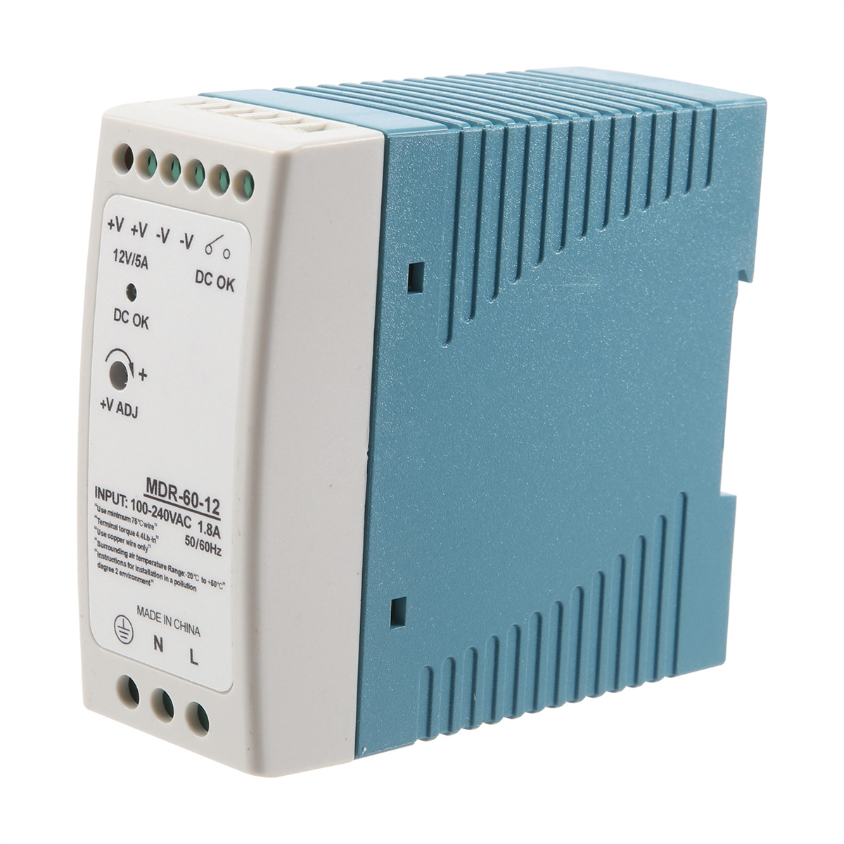 BABQ MDR-60 12V 60W fonte de alimentação em trilho Din ac-dc driver regulador de tensão fonte de alimentação 110V 220V