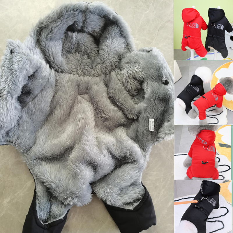 Mono de invierno para perros, ropa cálida impermeable para perros pequeños, chaqueta para Chihuahua, disfraces de Yorkie, abrigo Shih Tzu, trajes para mascotas