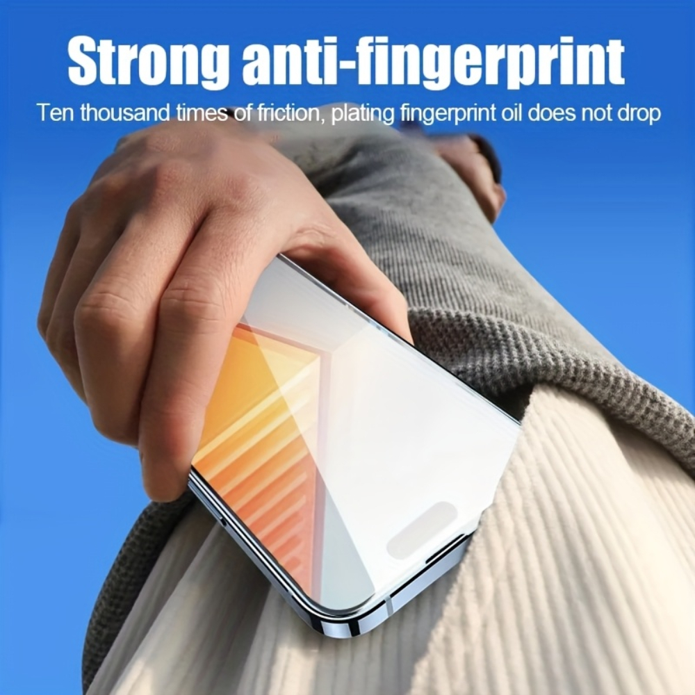 NNBILI 3Pcs 4K Ultra HD Tempered Glass Screen Protector For iPhone 17 16 15 14 13 12 11 Pro Max One Click Dust-free Installation