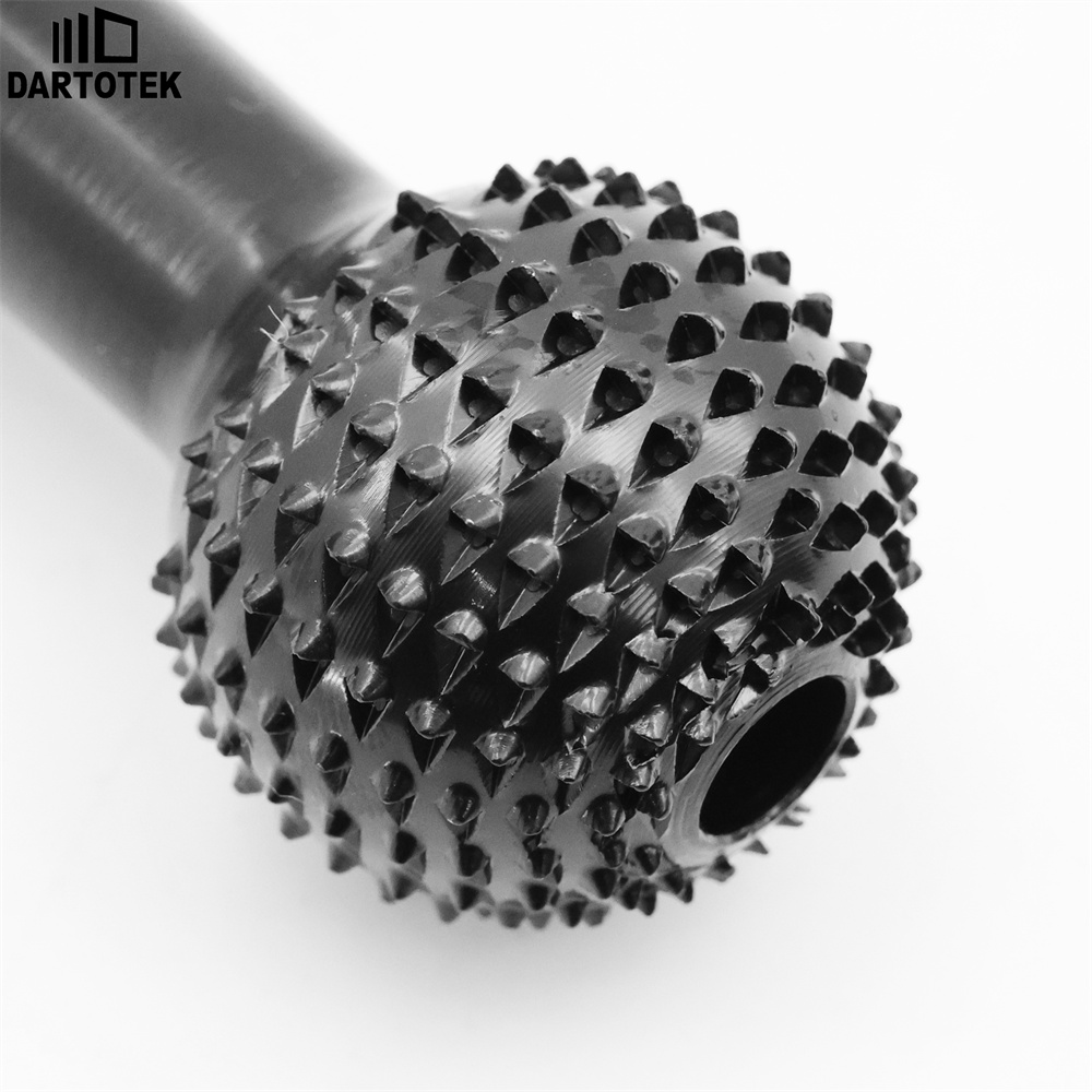 DARTOTEK File Drill Bits Wood Carving Bits Grinding Head Engraving Groove Countertop Woodworking Abrasive Tool Angle Grinder