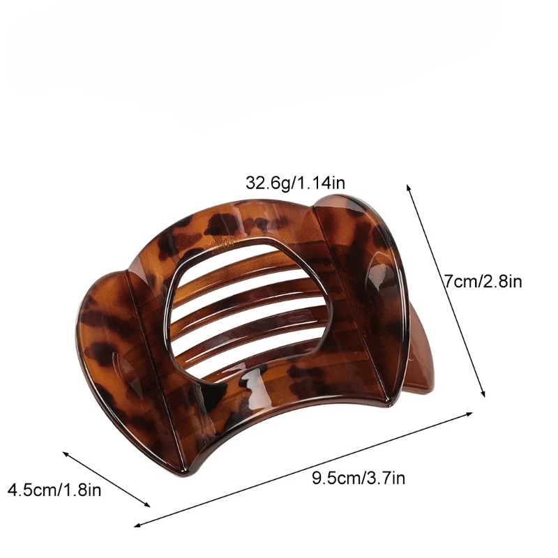 Novo grande tamanho pequeno pc grampos de cabelo para mulheres antiderrapante acessórios de cabelo vintage em forma de arco pato garra grampos de cabelo menina presilhas