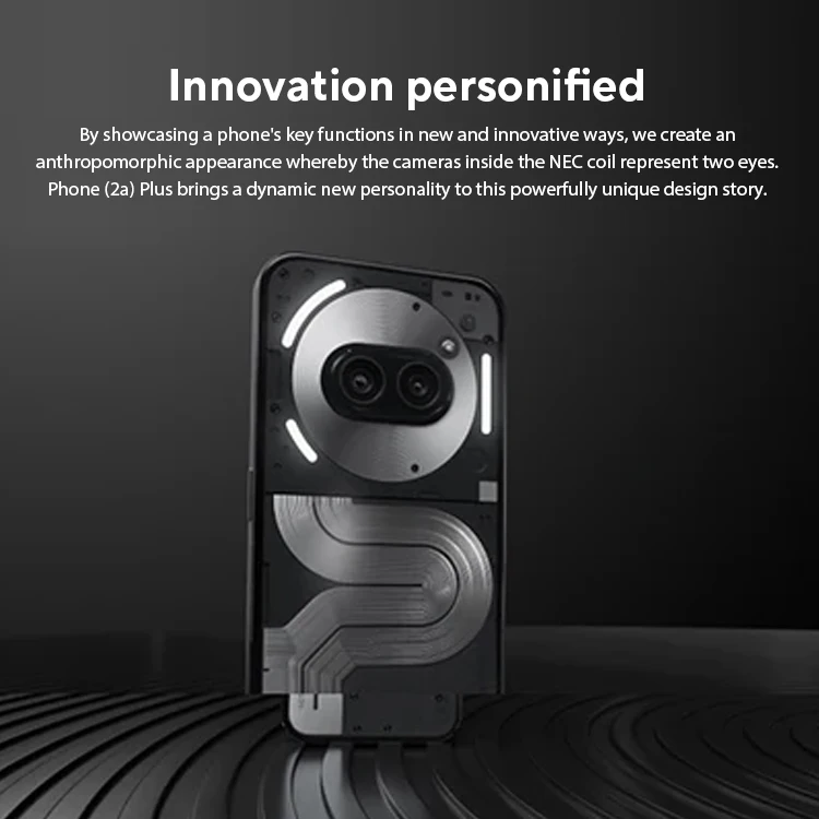 Globale Version Nothing Phone (2a) Plus 6,7 Zoll 120 Hz AMOLED-Display MTK Dimensity 7350 Pro 50 MP Kamera 5000 mAh Akku 50 W Ladung