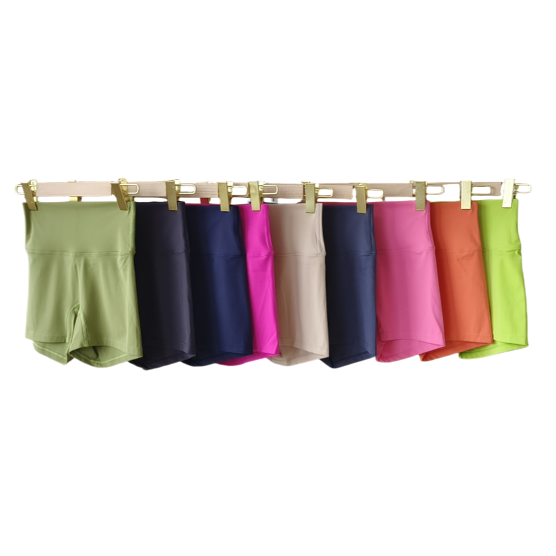 Pantalones cortos de Yoga para mujer, mallas para correr, ciclismo, pantalones cortos de Yoga de cintura alta transpirables de secado rápido
