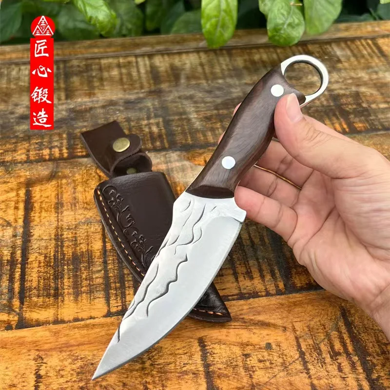 มือปลอมกระดูก Sharpener Boning มีดจับเนื้อมีดขนาดเล็ก Cleaver Sharp ทนทานสะดวกมีดขนาดเล็กเนื้อตัดผลไม้