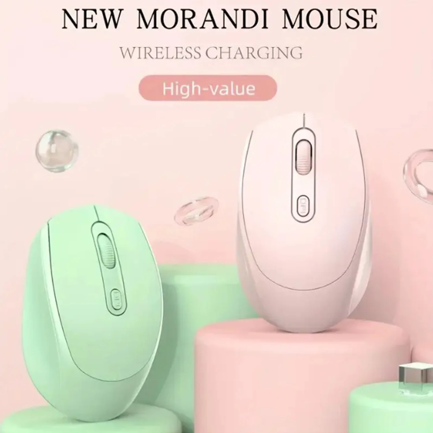 Wireless Mouse, 2.4G compatible Ergonomic Optical Mouse, Computer Mouse for Laptop, PC,Notebook,Battery Cordless Mice