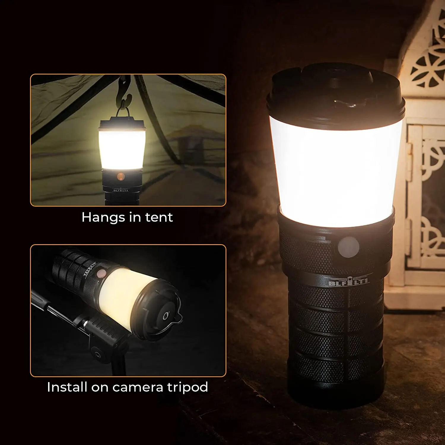 Sofirn BLF LT1 LED luz de Camping superbrillante Anduril 2,0 recargable senderismo antorcha foco Color Variable 2700K a 5000K