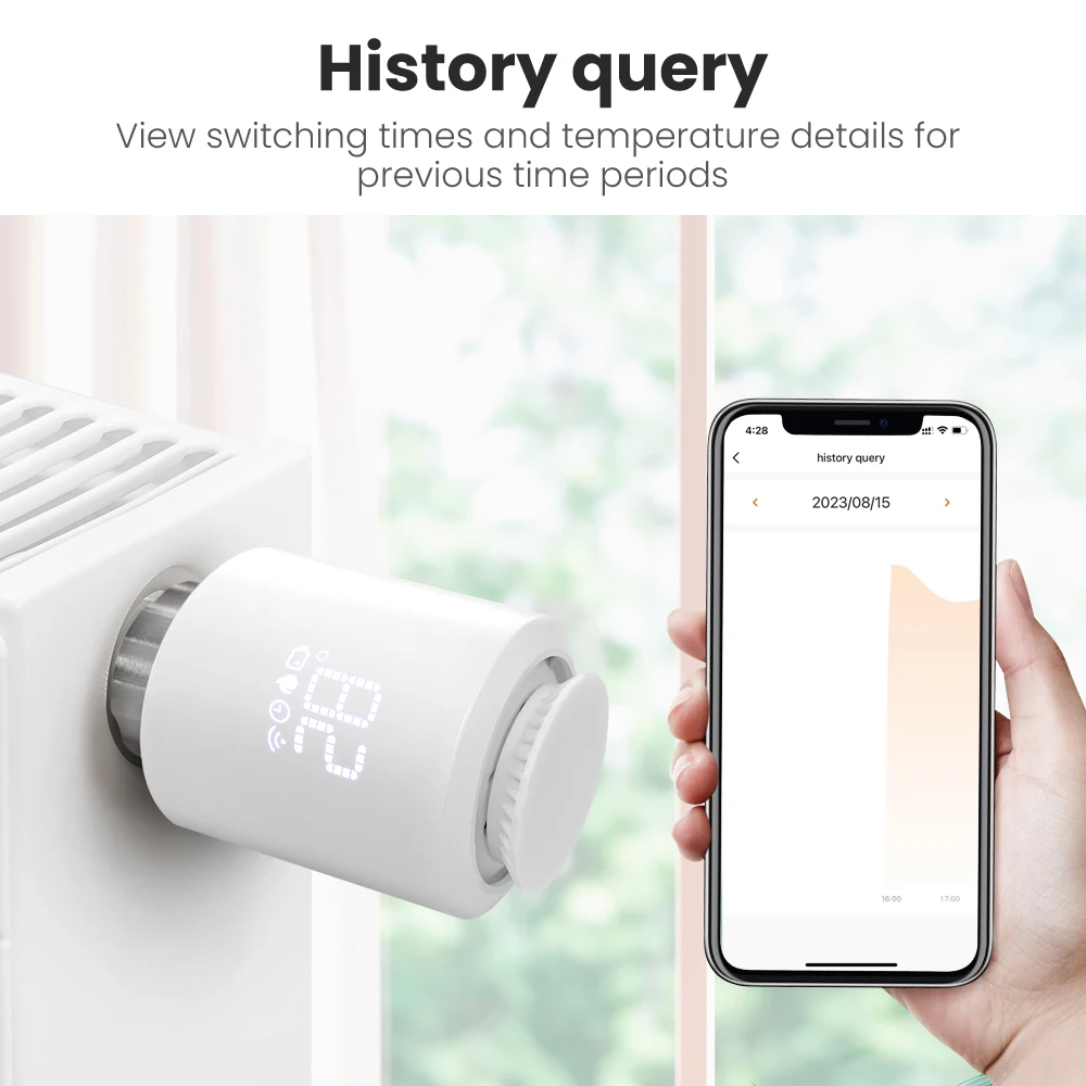 NEUE Tuya ZigBee Heizkörper Antrieb Thermostat Smart TRV Thermostat Ventil Temperatur Controller Unterstützung Alexa Google Home TRV