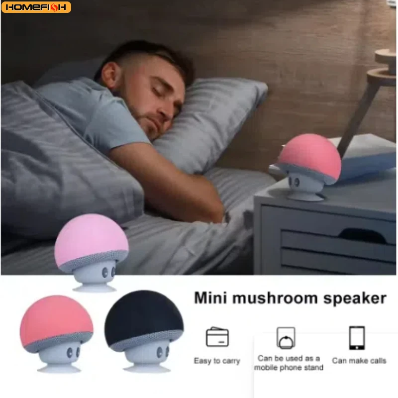 Wysokiej jakości bezprzewodowy głośnik Bluetooth o zasięgu 30 stóp Subwoofer z przyssawką Nadaje się do jazdy na rowerze na piknik na świeżym powietrzu